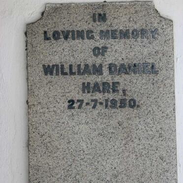 HARE William Daniel -1950