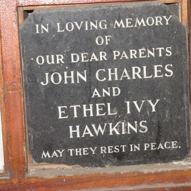 HAWKINS John Charles &amp; Ethel Ivy