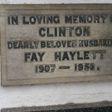 HAYLETT Clinton 1907-1956