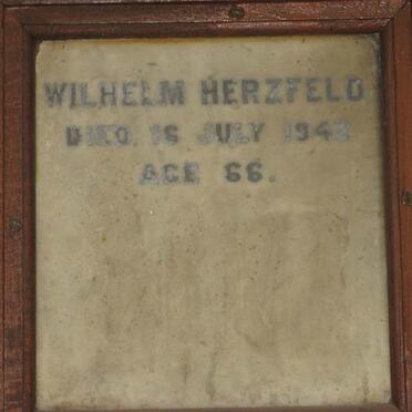 HERZFELD Wilhelm -1942