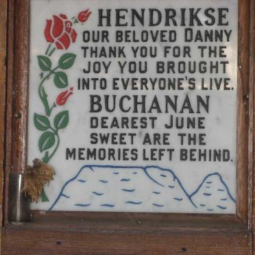HENDRIKSE Danny :: BUCHANAN June