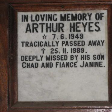 HEYES Arthur 1949-1989