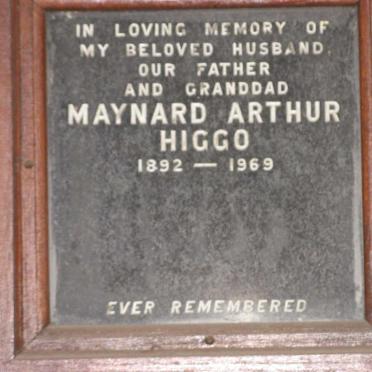 HIGGO Maynard Arthur 1892-1969
