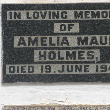 HOLMES Amelia Maud -1947