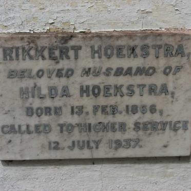 HOEKSTRA Rikkert 1866-1937