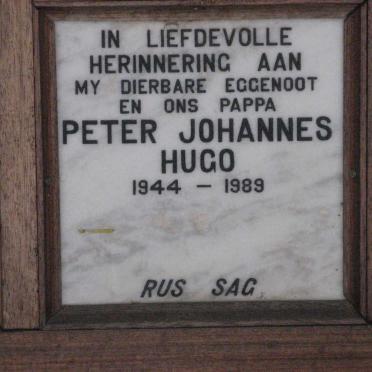 HUGO Peter Johannes 1944-1989