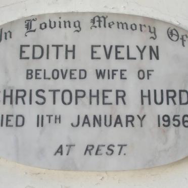 HURD Edith Evelyn -1956