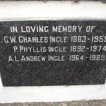 INGLE F.C.W. 1883-1956 :: INGLE P. 1892-1974 :: INGLE A.L. 1964-1989