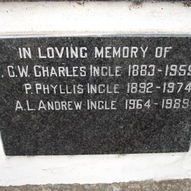 INGLE F.C.W. 1883-1956 :: INGLE P. 1892-1974 :: INGLE A.L. 1964-1989