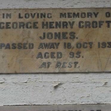 JONES George Henry Crofts -1936