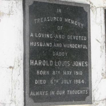 JONES Harold Louis 1910-1964