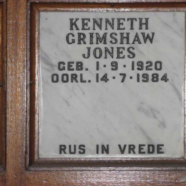 JONES Kenneth Grimshaw 1920-1984