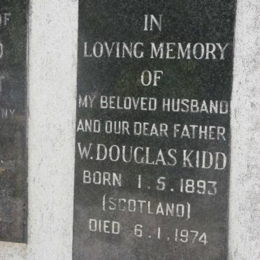 KIDD W. Douglas 1893-1974