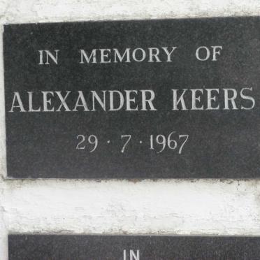 KEERS Alexander -1967