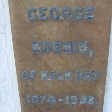 KOENIG George 1874-1952