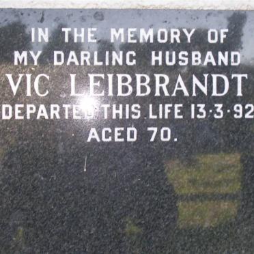 LEIBBRANDT Vic -1972