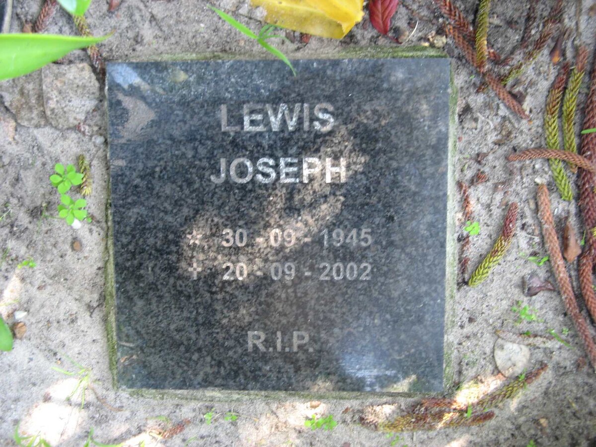 LEWIS Joseph 1945-2002