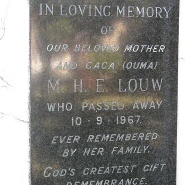 LOUW M.H.E. -1967