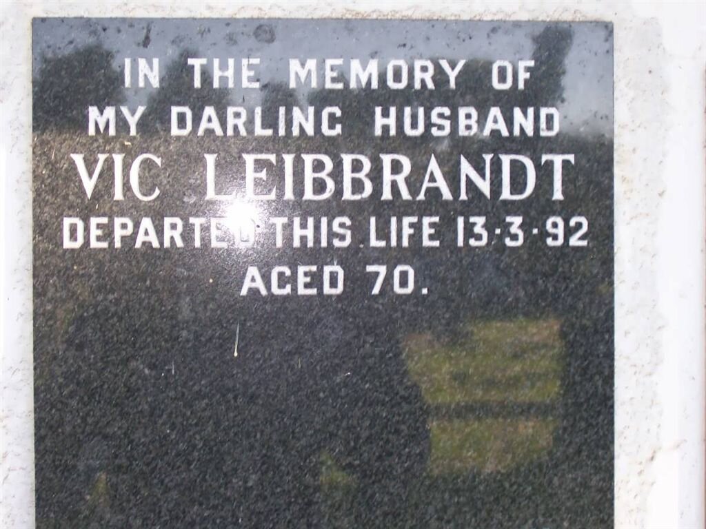 LEIBBRANDT Vic -1972
