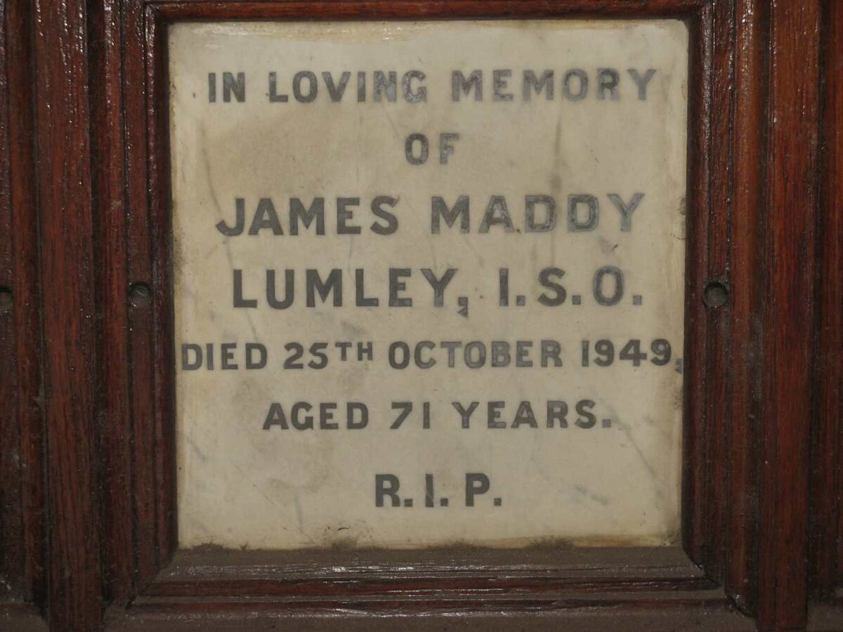 LUMLEY James Maddy -1949