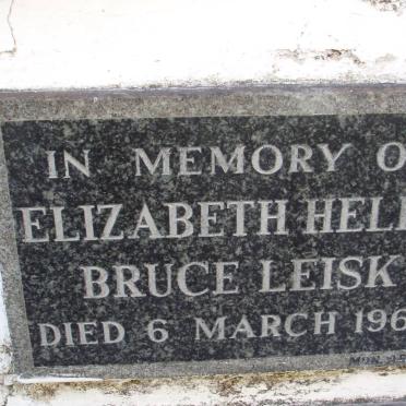 LEISK Elizabeth Helen Bruce -1962