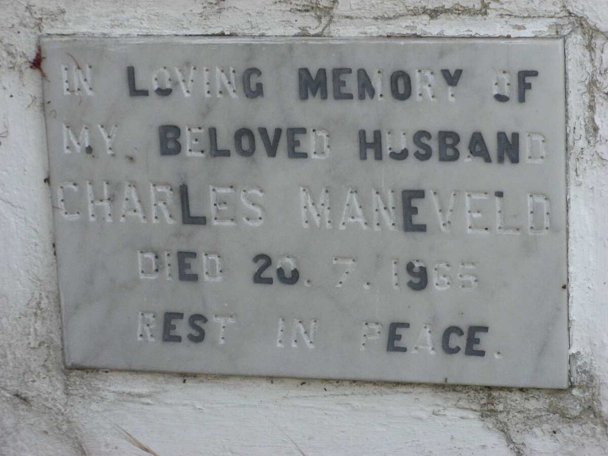 MANEVELD Charles -1965