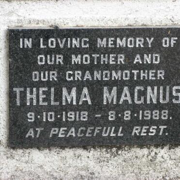 MAGNUS Thelma 1918-1988