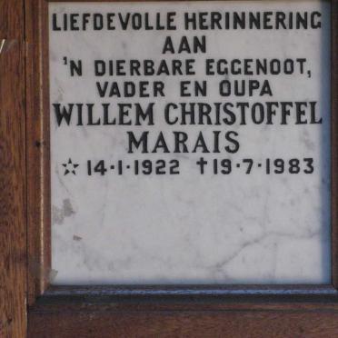 MARAIS Willem Christoffel 1922-1983