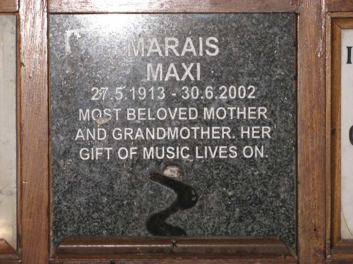 MARAIS Maxi 1913-2002
