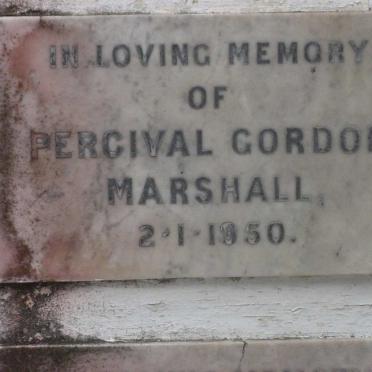 MARSHALL Percival Gordon -1950