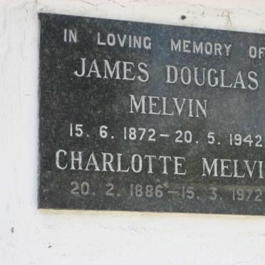 MELVIN James Douglas 1872-1942 &amp; Charlotte 1886-1972