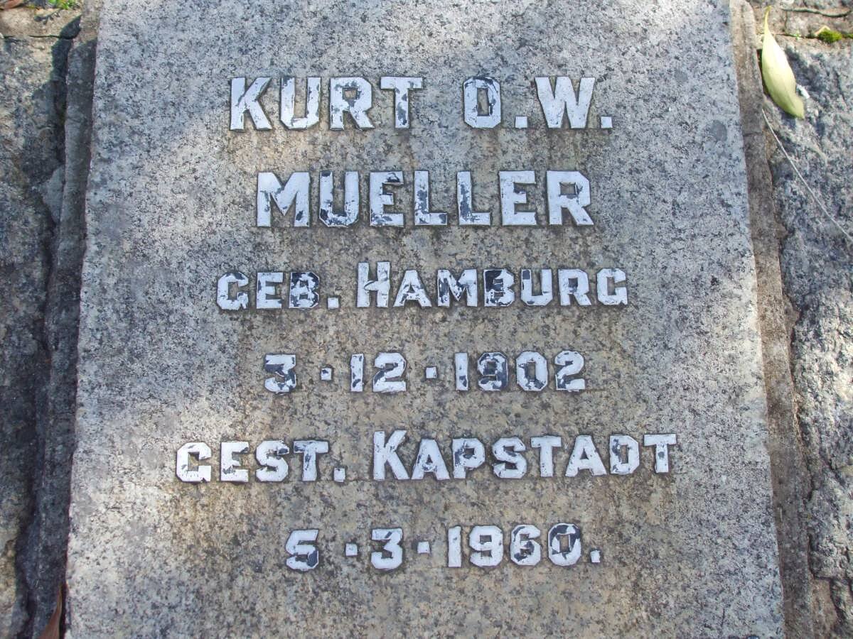 MEULLER Kurt O.W. 1902-1960
