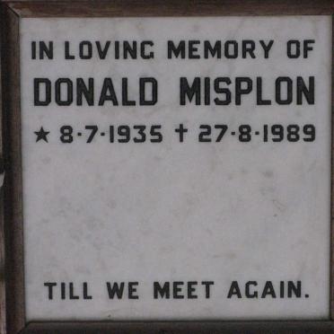 MISPLON Donald 1935-1989