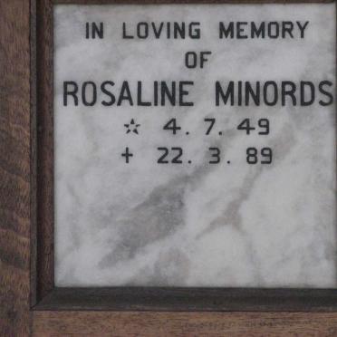 MINORDS Rosaline 1949-1989