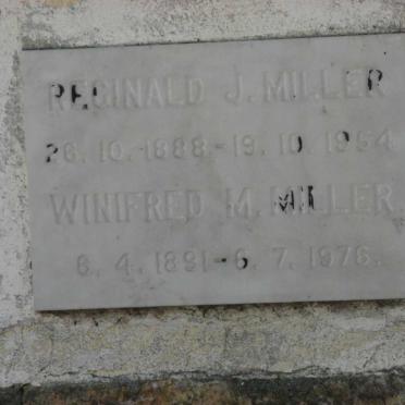 MULLER Reginald J. 1888-1954 &amp; Winifred M. 1891-1976
