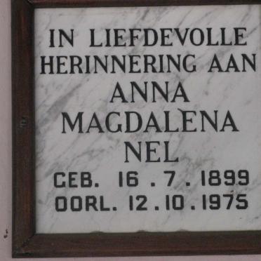 NEL Anna Magdalena 1899-1975