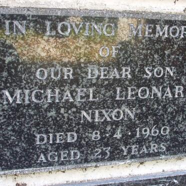 NIXON Michael Leonard -1960