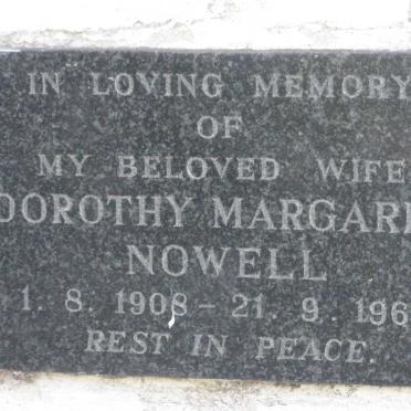 NOWELL Dorothy Margaret 1908-1966