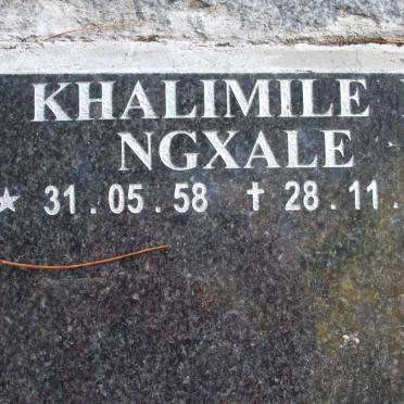 NGXALE Khalimile B. 1958-2003