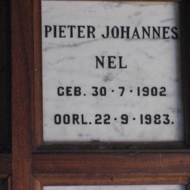 NEL Pieter Johannes 1902-1983
