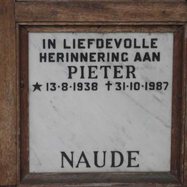 NAUDE Pieter 1938-1987