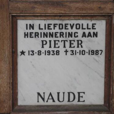 NAUDE Pieter 1938-1987