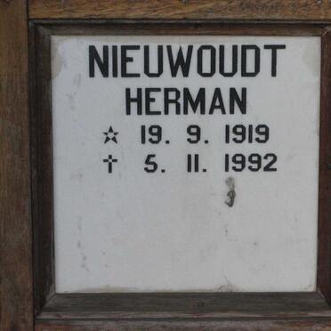 NIEUWOUDT Herman 1919-1992