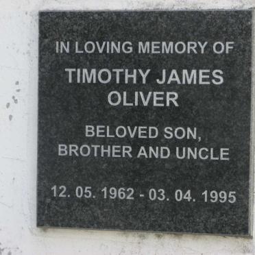 OLIVIER Timothy James 1962-1995