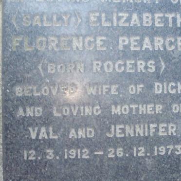 PEARCE Elizabeth Florence nee ROGERS 1912-1973