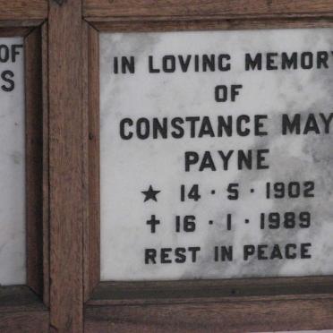 PAYNE Constance May 1902-1989