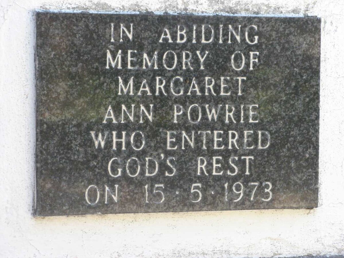 POWRIE Margaret Ann -1973