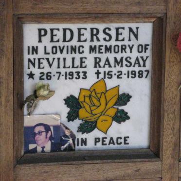 PEDERSEN Neville Ramsay 1933-1987