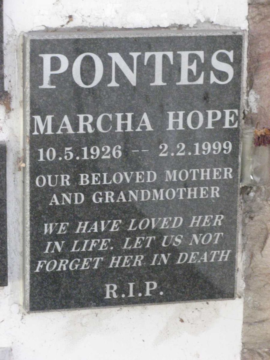 PONTES Marcha Hope 1926-1999