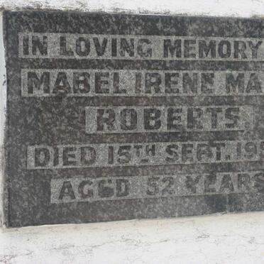 ROBERTS Mabel Irene Mary -1955
